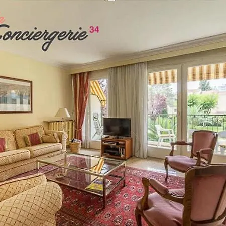 Apartament Cosy T3 - Jardin - Parking - Piscine - Maconciergerie34 *