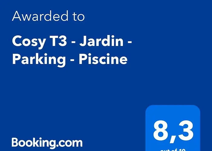 Cosy T3 - Jardin - Parking - Piscine - Maconciergerie34